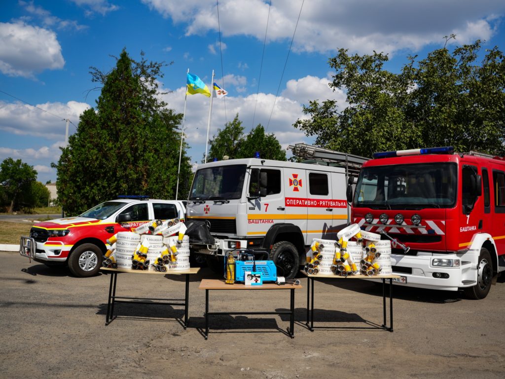 Рятувальники Баштанського району Миколаївщини отримали гуманітарну допомогу від Філії АКТЕД (ФОТО, ВІДЕО) 2