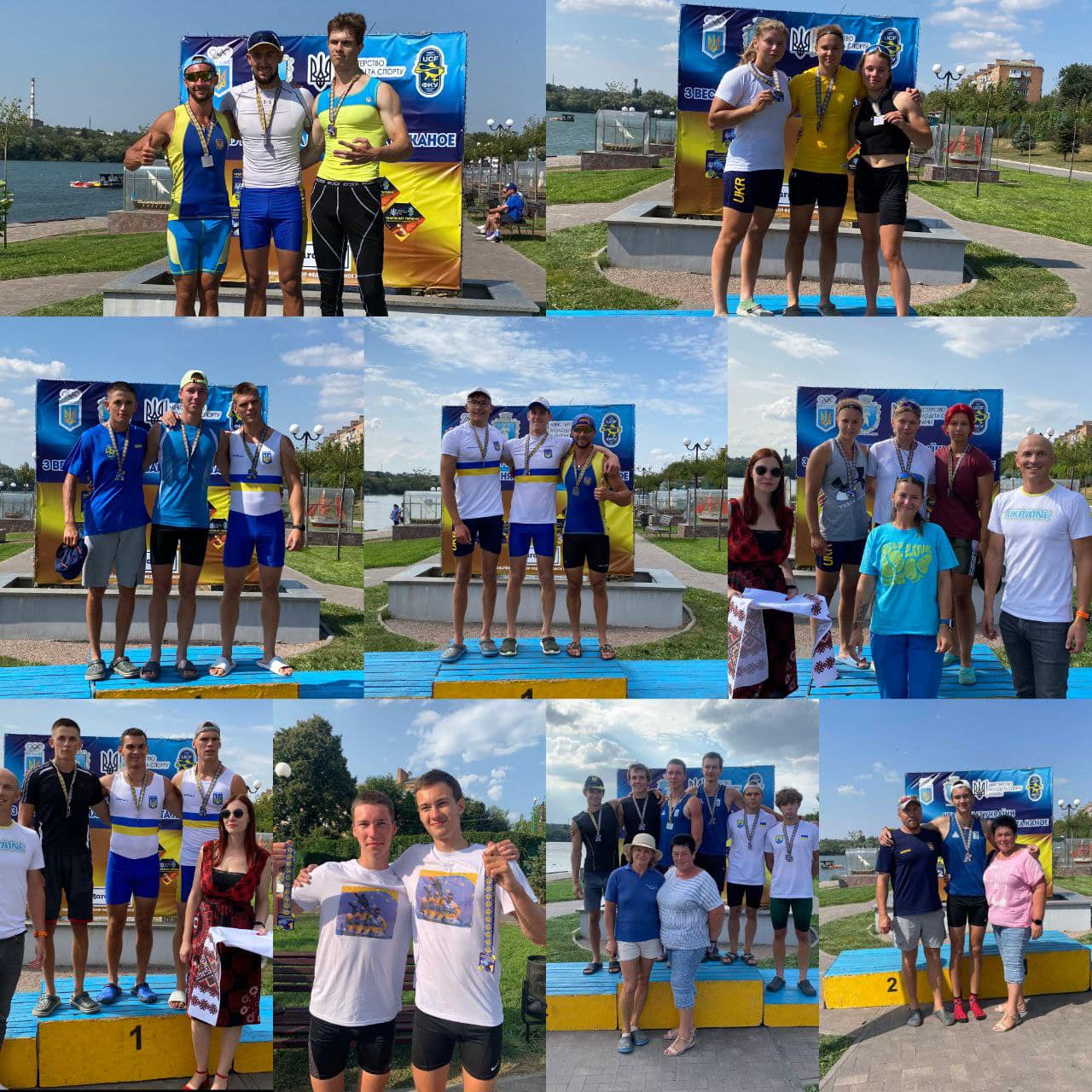 Миколаївські веслувальники завоювали понад 20 нагород чемпіонату України з веслування на байдарках і каное