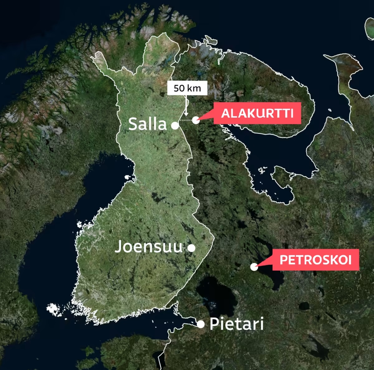 Росія облаштовує військові бази поблизу фінського кордону, але в Фінляндії не бачать в цьому загрози