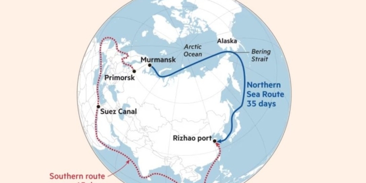 Росія через санкції вже відправила до Китаю два нафтові танкери Арктикою – є ризик, але економиться час, – ЗМІ