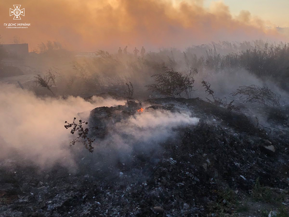 На Миколаївщині горить трава і чагарники, а сьогодні знову спека, - ДСНС (ФОТО) 2