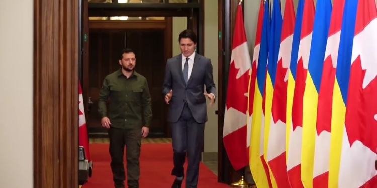 Оборонні, фінансові і гуманітарні потреби України: Зеленський провів переговори з Трюдо (ВІДЕО)