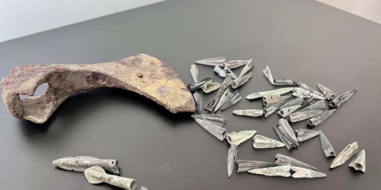 Відправити за кордон стародавню зброю віком від ІІІ тисячоліття до н.е. завадили київські митники (ФОТО)