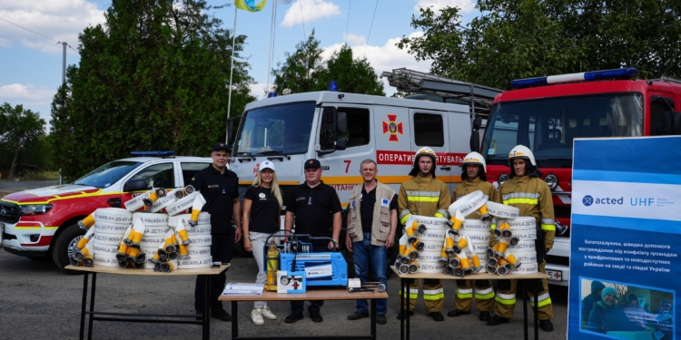 Рятувальники Баштанського району Миколаївщини отримали гуманітарну допомогу від Філії АКТЕД (ФОТО, ВІДЕО)