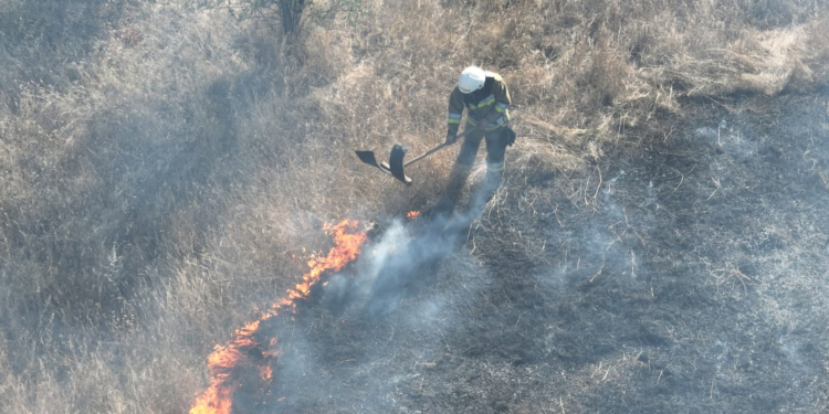 Три пожежі в житловому секторі, одна на транспорті і ще 13 – на відкритих територіях: що протягом доби гасили вогнеборці Миколаївщини (ФОТО)