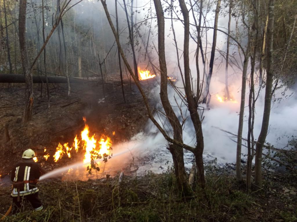 Пожежу і розлив нафтопродуктів після розриву нафтопроводу ліквідували Постраждалих побільшало (ФОТО) 13