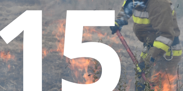 З 15 пожеж на Миколаївщині за добу 14 – на відкритих територіях