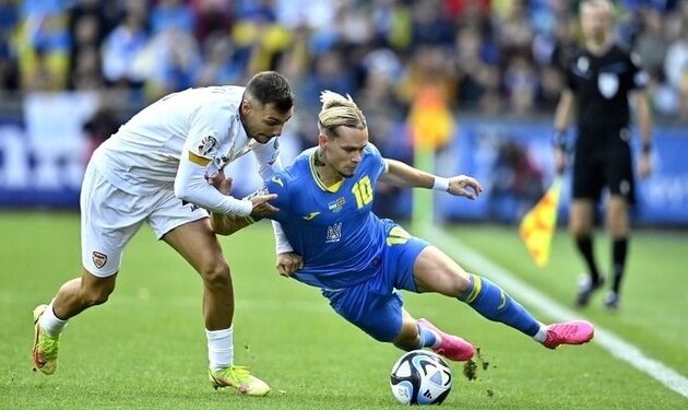 Збірна України перемогла Північну Македонію у кваліфікації ЄВРО-2024