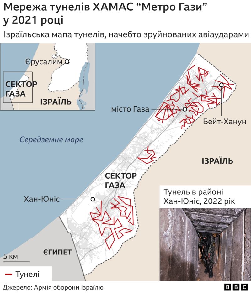 Як виглядає знаменита мережа тунелів ХАМАС у Газі (ФОТО) 2