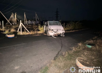 Викрав автомобіль і потрапив у ДТП – на Миколаївщині поліцейські затримали чоловіка (ФОТО)