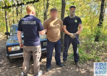 На Миколаївщині виявили заховану між лісосмугами плантацію коноплі, яку охороняли зі зброєю (ФОТО)