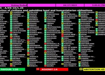 Генеральна Асамблея ООН прийняла резолюцію щодо кризи в Газі
