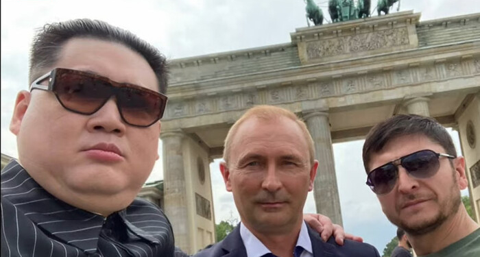 Як на початку війни двійники Путіна та Кім Чен Ина рятували двійника Зеленського, якого врешті вивіз з РФ «Квартал 95»