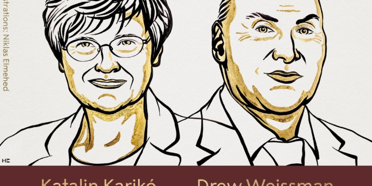 Нобелівську премію присудили за відкриття шляху до створення мРНК-вакцин проти COVID