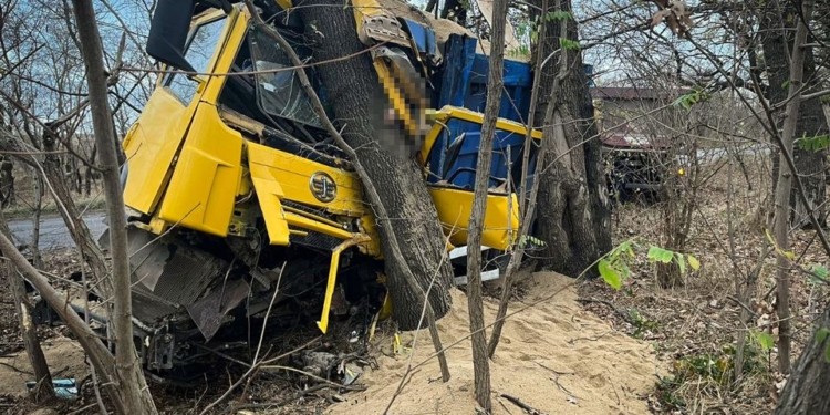 На Миколаївщині в ДТП загинув водій вантажівки (ФОТО)