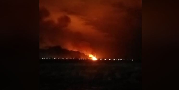 У Волгоградській області вибухнула військова частина (ВІДЕО)