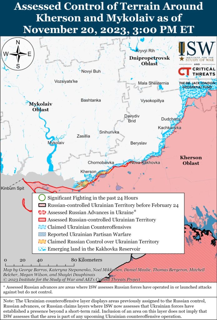 ЗСУ змогли просунутись на Херсонщині - ISW 2