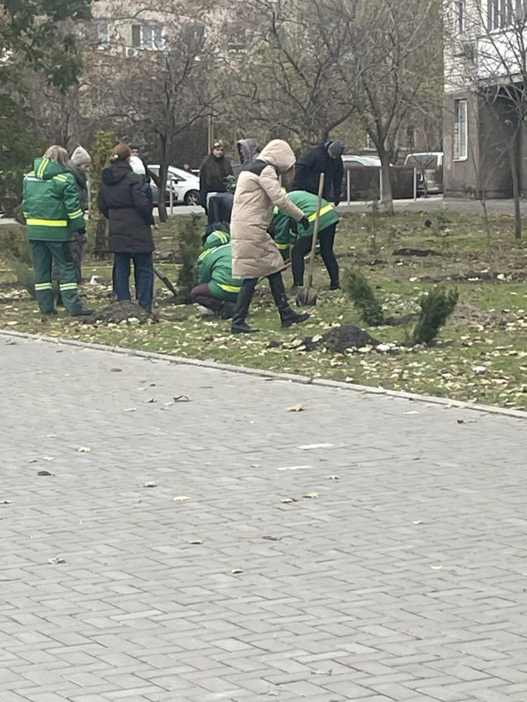 У Миколаєві на пр.Центральному висадили 50 саджанців дерев та кущів (ФОТО) 2