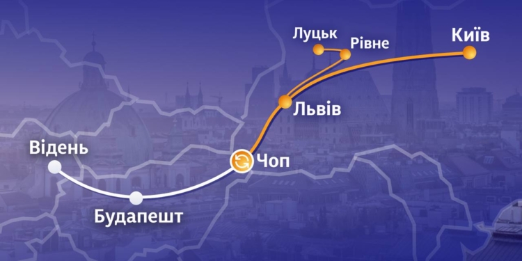 Укрзалізниця запускає новий маршрут до Будапешта та Відня