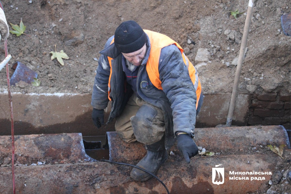 На двох ділянках теплотраси Миколаївської ТЕЦ завершені ремонтні роботи