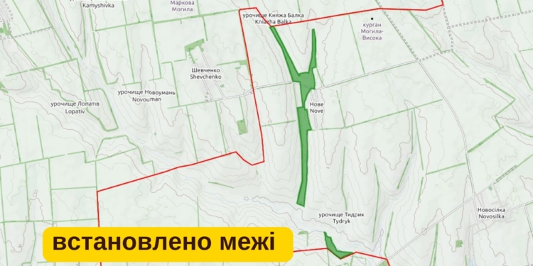 На Миколаївщині встановили на місцевості межі ландшафтного заказника місцевого значення «Сухобалківський»