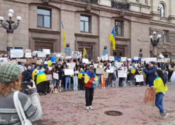 Гроші на ЗСУ: мешканці Миколаєва вийшли на пікет під мерію, Сєнкевич прокоментував акцію (ФОТО, ВІДЕО)