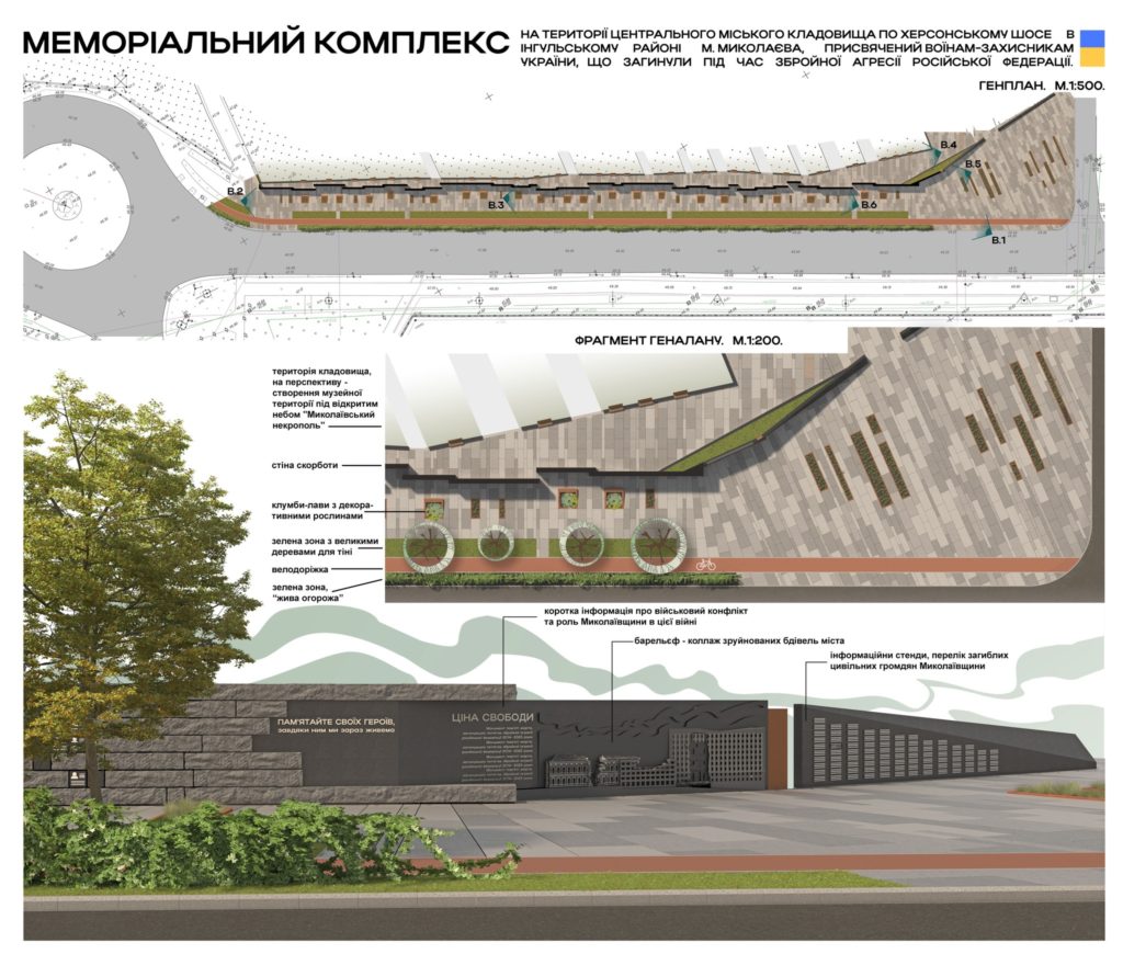 У Миколаєві завершили конкурс на кращу проектну пропозицію меморіального комплексу воїнам-захисникам України, загиблим під час російсько-української війни (ФОТО ПРОЄКТІВ) 19