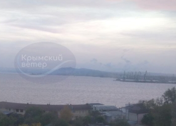 В Керчі влучання в суднобудівний завод “Залив” (ФОТО, ВІДЕО)