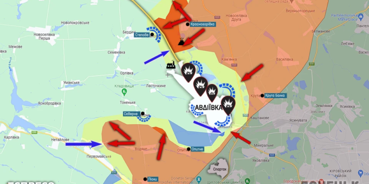 Росіяни біля Авдіївки накопичили вдвічі більший ресурс, ніж був під Бахмутом, – “Інформаційний спротив”