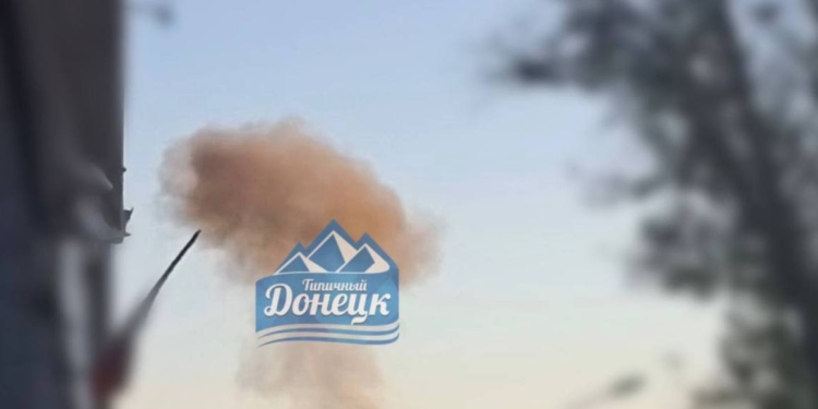 В окупованому Донецьку ракета вдарила в центр безпілотних систем (ФОТО)