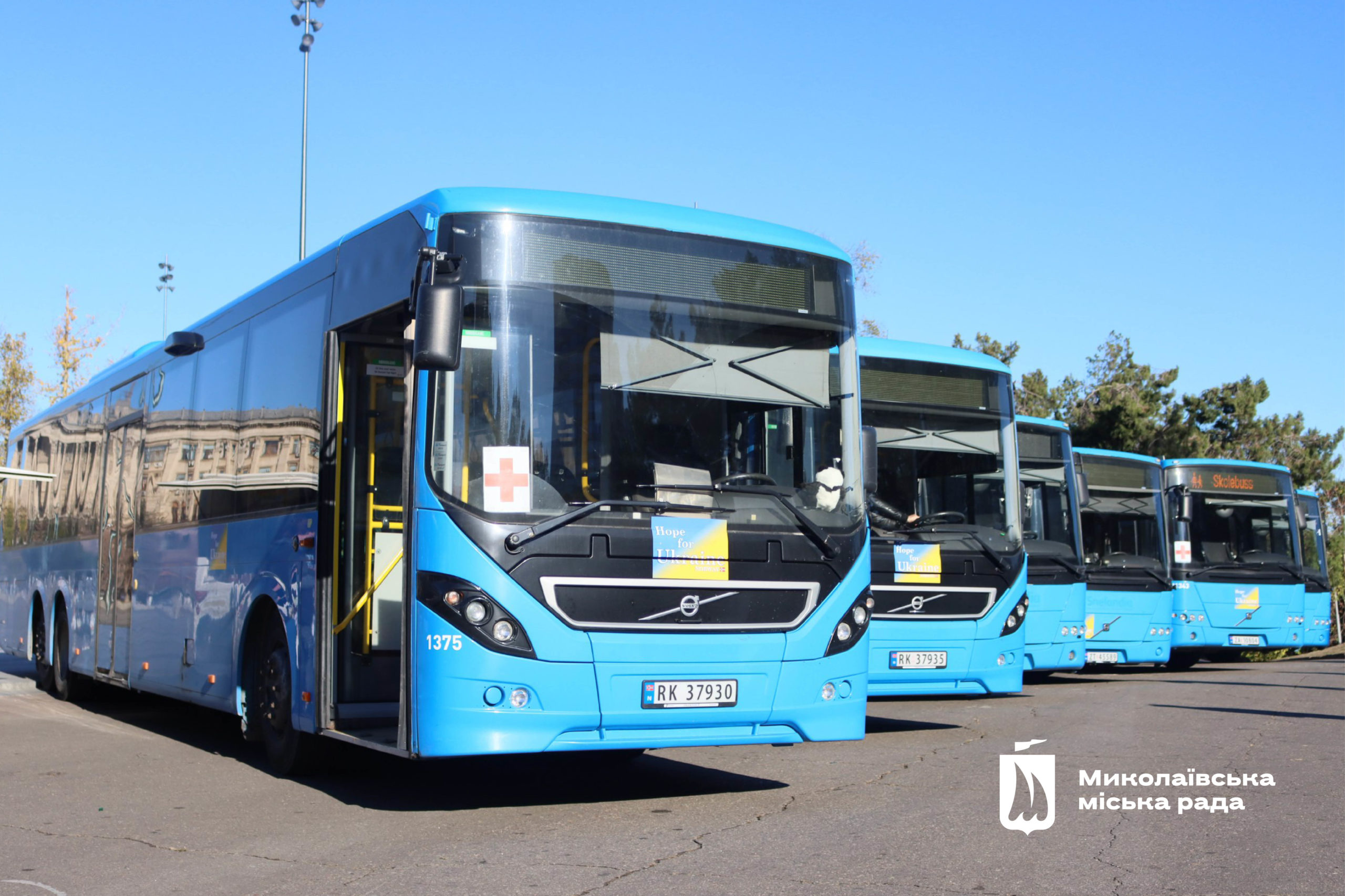 Миколаїв отримав пасажирські автобуси від норвезького міста Крістіансанн, які планується запустити у Корабельний район (ФОТО)