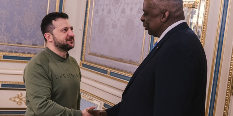 Глава Пентагону Остін зустрівся з Зеленським. Про що говорили (ФОТО)