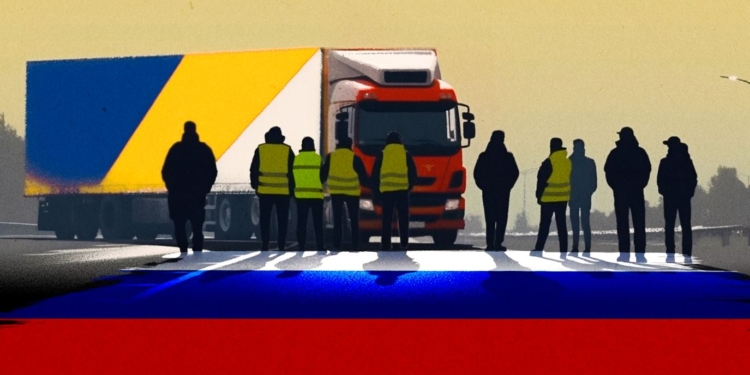 Як проходить блокада польського кордону та до чого тут спецслужби РФ (ФОТО)