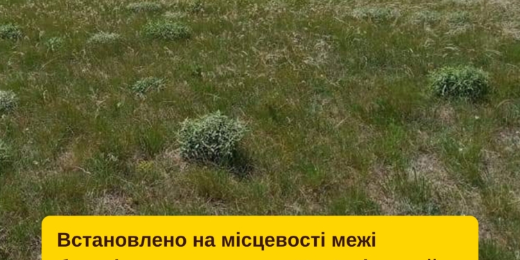 На Миколаївщині встановили на місцевості межі ботанічного заказника місцевого значення «Мар’янівський»