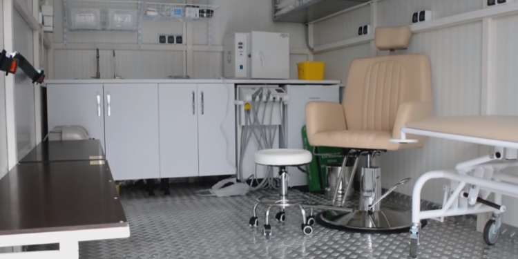 Ротаріанці передали для лікарні у Березнегуватому на Миколаївщині мобільний шпиталь (ВІДЕО)