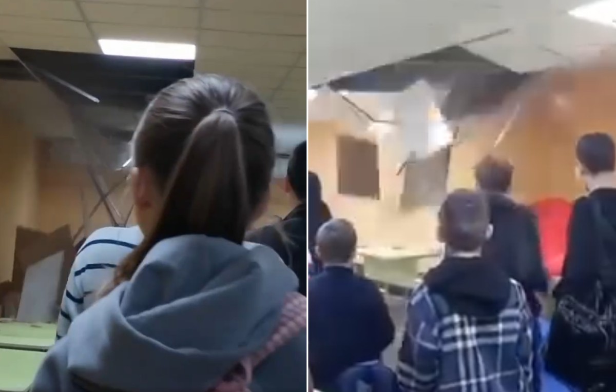 В Києві в укритті під час повітряної тривоги на дітей впала стеля – там щойно закінчили ремонт (ВІДЕО)