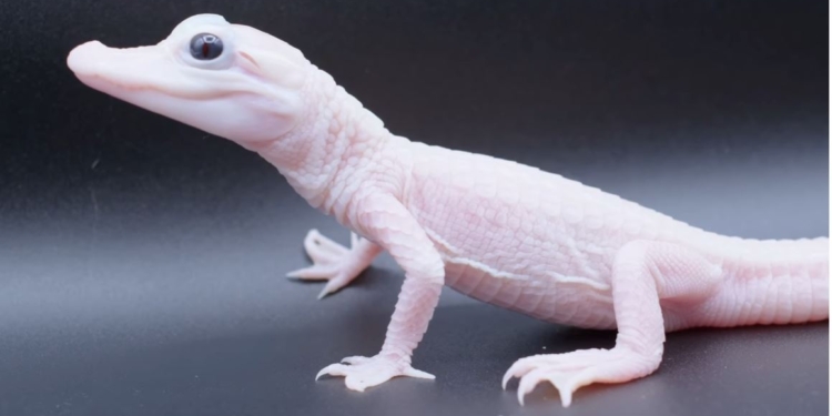 Блакитноокий. В США народився перший у світі білий алігатор (ВІДЕО)