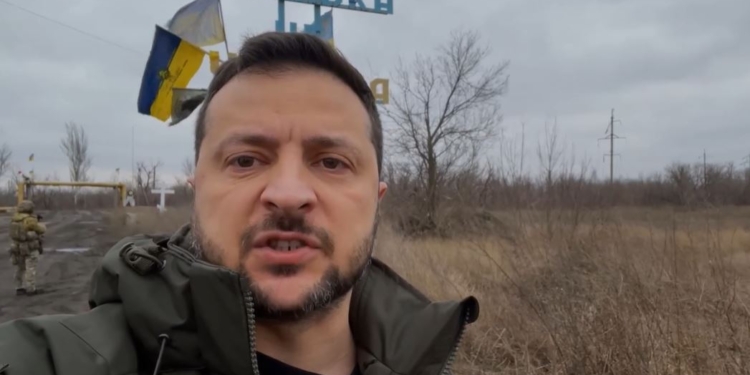 Зеленський сьогодні на одній з найскладніших ділянок фронту – під Авдіївкою (ВІДЕО)