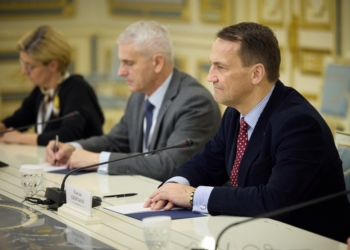 Зеленський зустрівся з новим міністром закордонних справ Польщі Сікорським (ФОТО)
