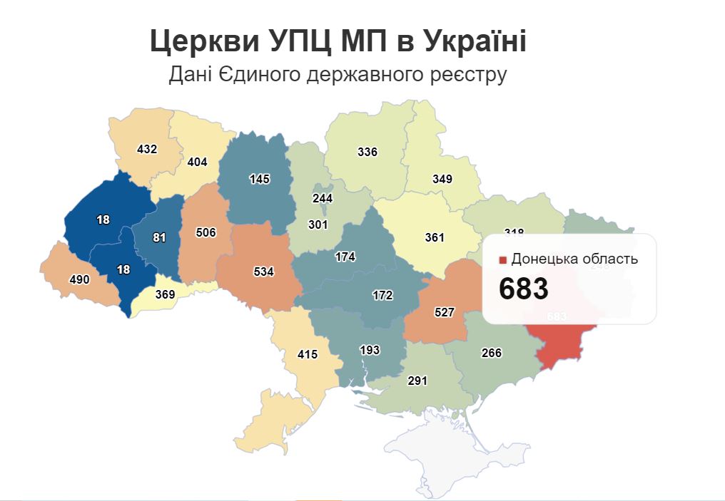 589 українських церков залишили Московський патріархат від початку війни 3