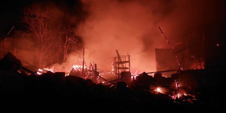 На Миколаївщині через уламки збитих дронів було 3 пожежі (ФОТО, ВІДЕО)