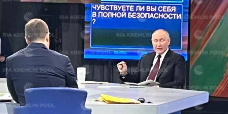 На “прямій лінії” з народом Путін використав старі маски – Ображенка, Невинувата, Кашпіровський, Таксист, Гопник