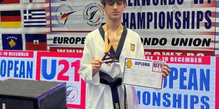 Миколаївський тхеквондист Самір Мірзоєв став бронзовим призером чемпіонату Європи серед молоді (ФОТО)