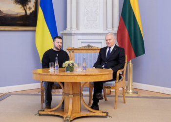Спільне виробництво засобів оборони, пакет військової допомоги від Литви на 200 млн.євро і необхідність зупинити Путіна – Зеленський і Наусєда на спільній пресконференції