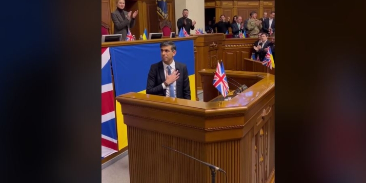 Прем’єр Британії Сунак виступив у Верховній Раді (ВІДЕО)
