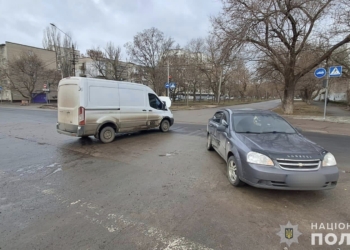 ДТП у середмісті Миколаєва: двоє постраждалих, зокрема 5-річна дитина (ФОТО)