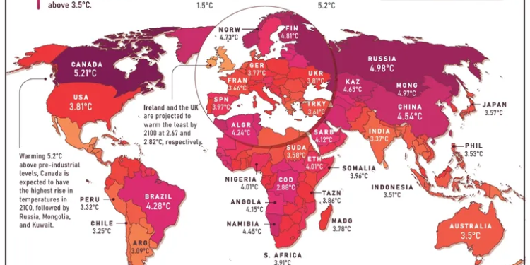 Буде спекотно: на скільки градусів потепліє в Україні до 2050 та 2100 років