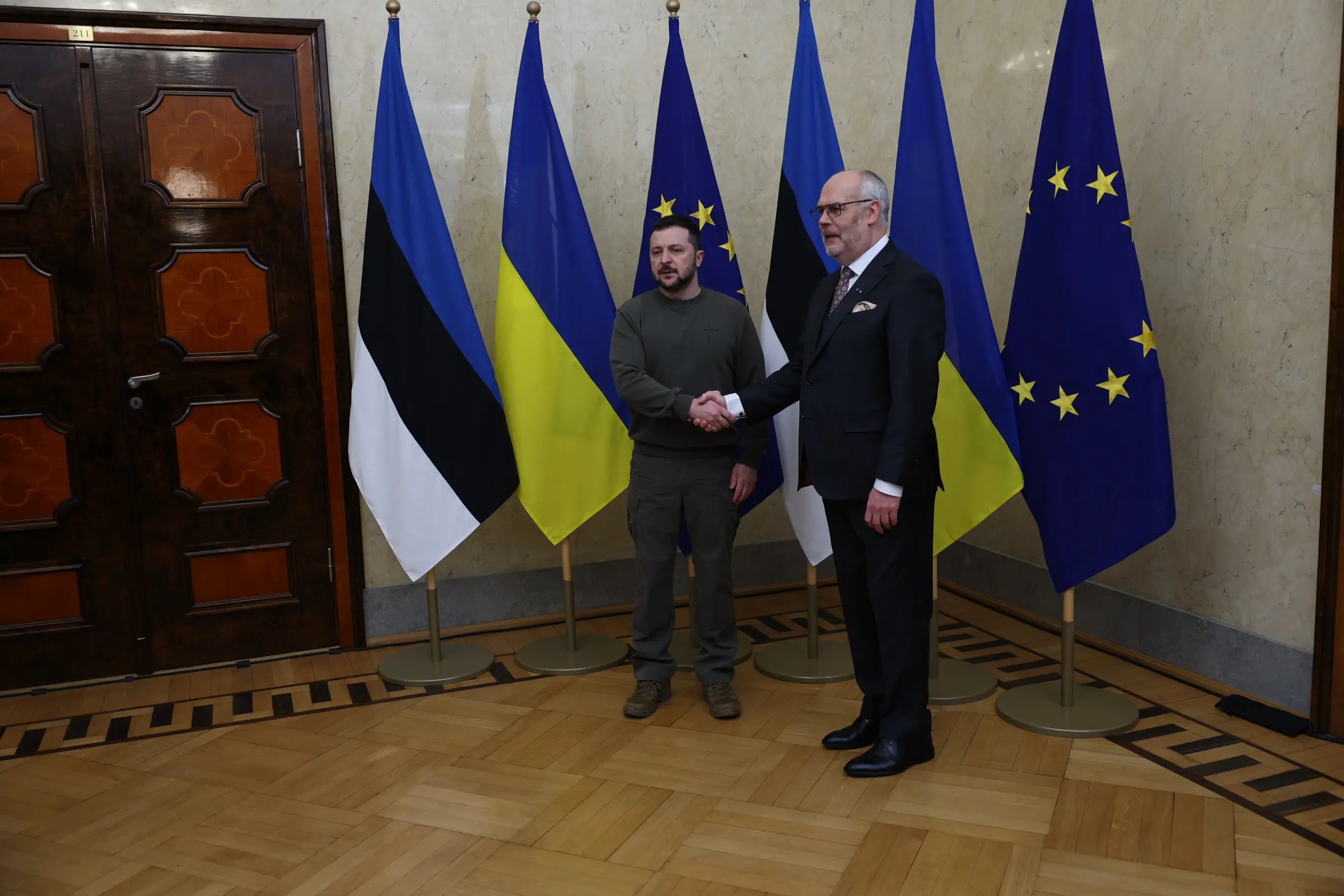 Зеленський прибув до Естонії (ФОТО)