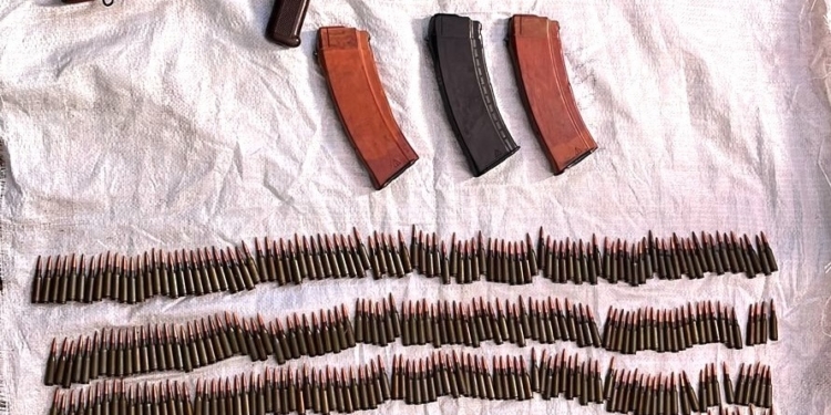 На Миколаївщині поліцейські викрили чоловіка на незаконному зберіганні зброї та боєприпасів – каже, що знайшов (ФОТО)