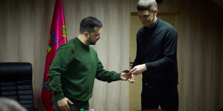 Зеленський офіційно представив нового начальника Запорізької ОВА Івана Федорова